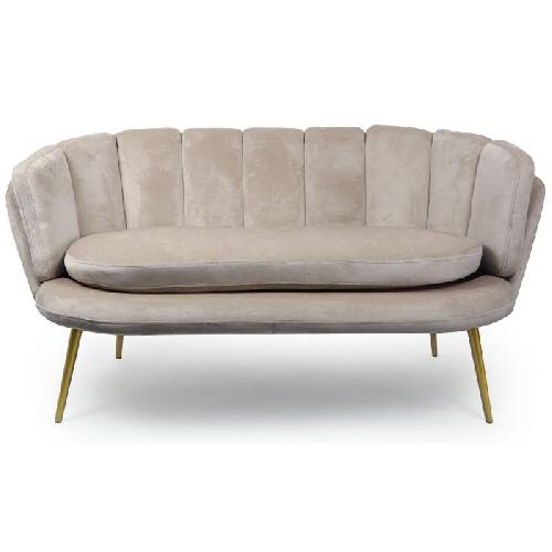 Banquette Velours beige