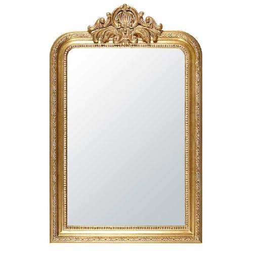 Miroir Doré rectangle